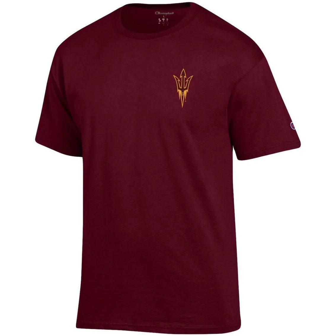 Champion Men's Maroon Arizona State Sun Devils Stack 2-Hit T-Shirt 3 Champion Men's Maroon Arizona State Sun Devils Stack 2-Hit T-Shirt - Image 3