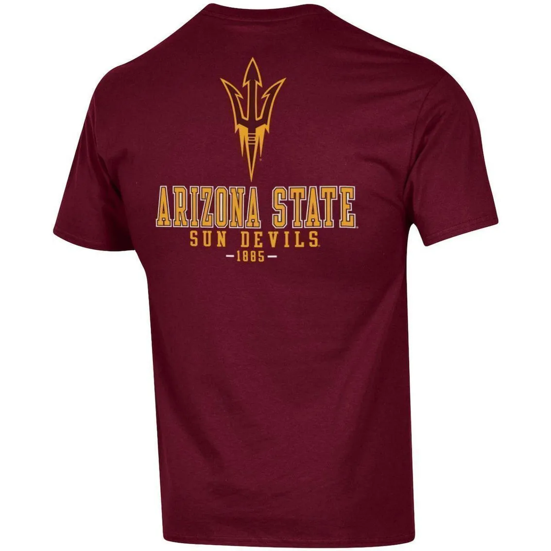 Champion Men's Maroon Arizona State Sun Devils Stack 2-Hit T-Shirt 4 Champion Men's Maroon Arizona State Sun Devils Stack 2-Hit T-Shirt - Image 4
