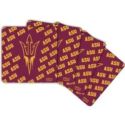 Indigo Falls Arizona State Sun Devils Four-Pack Square Repeat Coaster Set