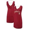 G-III Sports By Carl Banks Women's Heathered Garnet Florida State Seminoles Off-Season Swim Cover-Up Dress