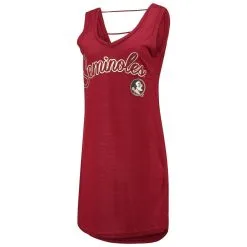 G-III Sports By Carl Banks Women's Heathered Garnet Florida State Seminoles Off-Season Swim Cover-Up Dress 6 G-III Sports By Carl Banks Women's Heathered Garnet Florida State Seminoles Off-Season Swim Cover-Up Dress -Arizona State Sun Devils Shop DSCO1140777200 2862 ALT2