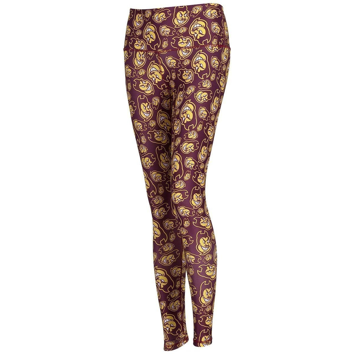 ZooZatz Women's Maroon Arizona State Sun Devils Stacked Mascot Leggings 1 ZooZatz Women's Maroon Arizona State Sun Devils Stacked Mascot Leggings