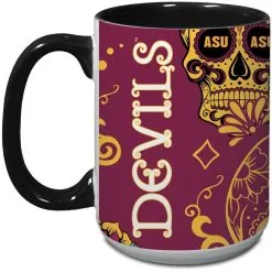 Indigo Falls Arizona State Sun Devils 15oz. Java Dia De Los Muertos Mug