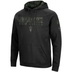 Colosseum Men's Black Arizona State Sun Devils OHT Military Appreciation Camo Pullover Hoodie -Arizona State Sun Devils Shop DSCO1141388271 1007 ALT2