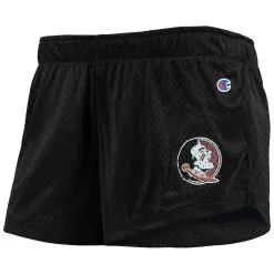 Champion Women's Black Florida State Seminoles Logo Mesh Shorts 6 Champion Women's Black Florida State Seminoles Logo Mesh Shorts -Arizona State Sun Devils Shop DSCO1141432154 1007 ALT2