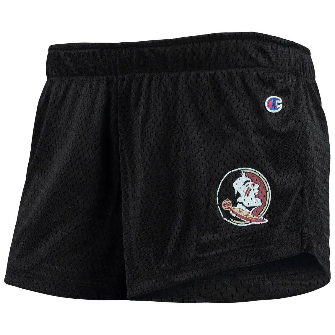 Champion Women's Black Florida State Seminoles Logo Mesh Shorts 3 Champion Women's Black Florida State Seminoles Logo Mesh Shorts - Image 3