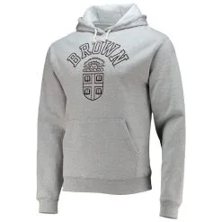 League Collegiate Wear Men's Heathered Gray Brown Bears Seal Neuvo Essential Fleece Pullover Hoodie -Arizona State Sun Devils Shop DSCO1142287377 rGQk ALT2