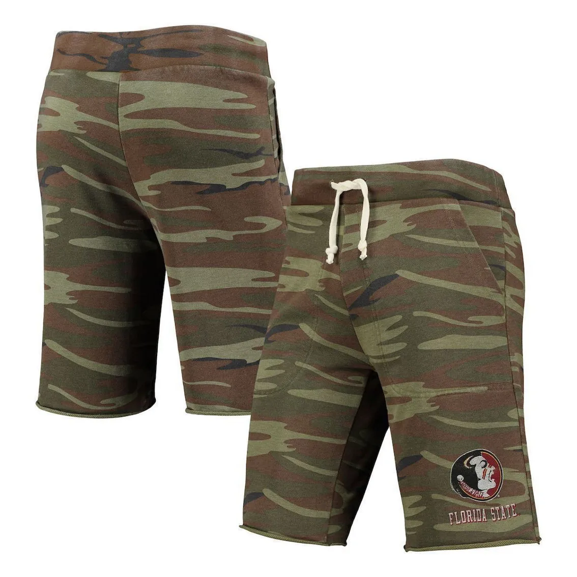 Alternative Apparel Men's Camo Florida State Seminoles Victory Lounge Shorts 2 Alternative Apparel Men's Camo Florida State Seminoles Victory Lounge Shorts - Image 2