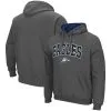Colosseum Men's Charcoal Georgia Southern Eagles Arch And Logo Pullover Hoodie