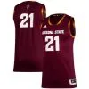 Men's Adidas #21 Maroon Arizona State Sun Devils Swingman Jersey