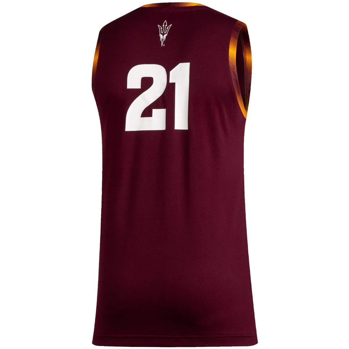 Men's Adidas #21 Maroon Arizona State Sun Devils Swingman Jersey 4 Men's Adidas #21 Maroon Arizona State Sun Devils Swingman Jersey - Image 4