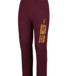 Men's Colosseum Maroon Arizona State Sun Devils Fleece Pants -Arizona State Sun Devils Shop DSCO1142289436 2882 ALT2