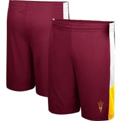 Colosseum Youth Maroon Arizona State Sun Devils Very Thorough Colorblock Shorts