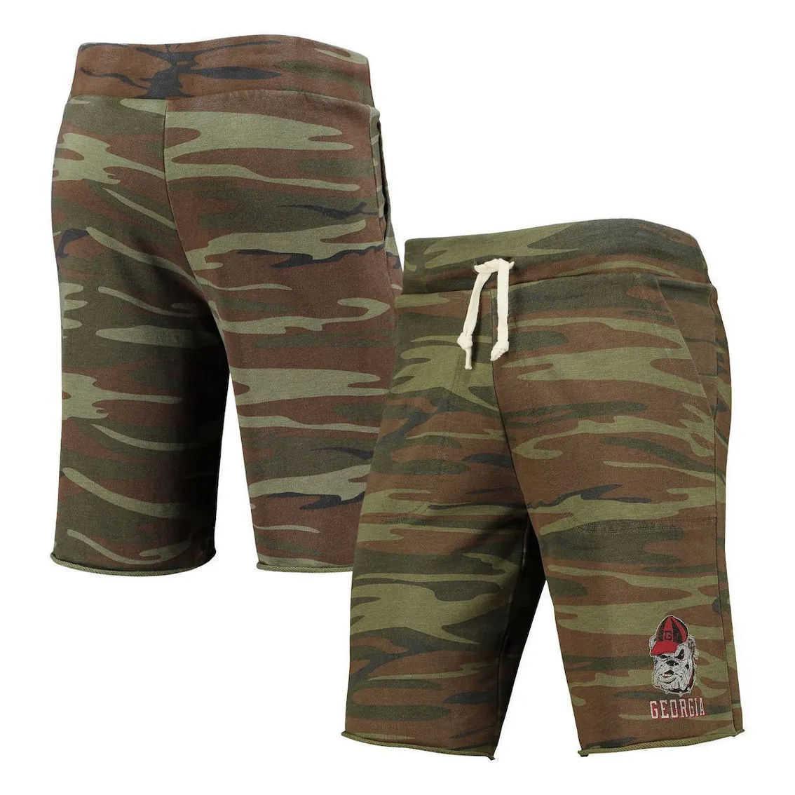 Alternative Apparel Men's Camo Georgia Bulldogs Victory Lounge Shorts 1 Alternative Apparel Men's Camo Georgia Bulldogs Victory Lounge Shorts