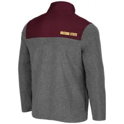 Men's Colosseum Heathered Charcoal/Maroon Arizona State Sun Devils Huff Snap Pullover 7 Men's Colosseum Heathered Charcoal/Maroon Arizona State Sun Devils Huff Snap Pullover -Arizona State Sun Devils Shop DSCO1142303441 4135 ALT3