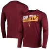 Champion Men's Maroon Arizona State Sun Devils Wordmark Slash Long Sleeve T-Shirt