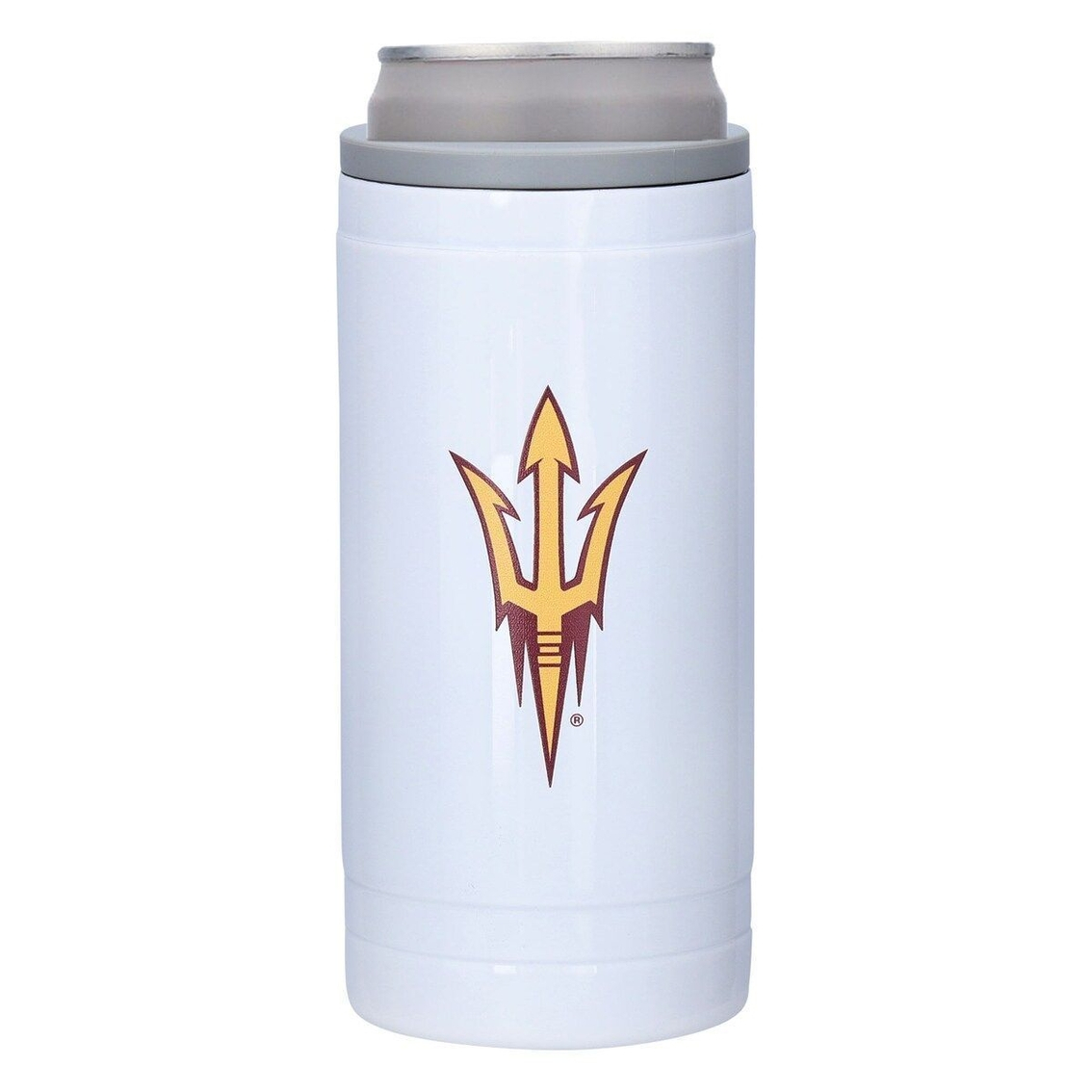 Logo Brands Arizona State Sun Devils 12oz. Letterman Slim Can Cooler 3 Logo Brands Arizona State Sun Devils 12oz. Letterman Slim Can Cooler - Image 3