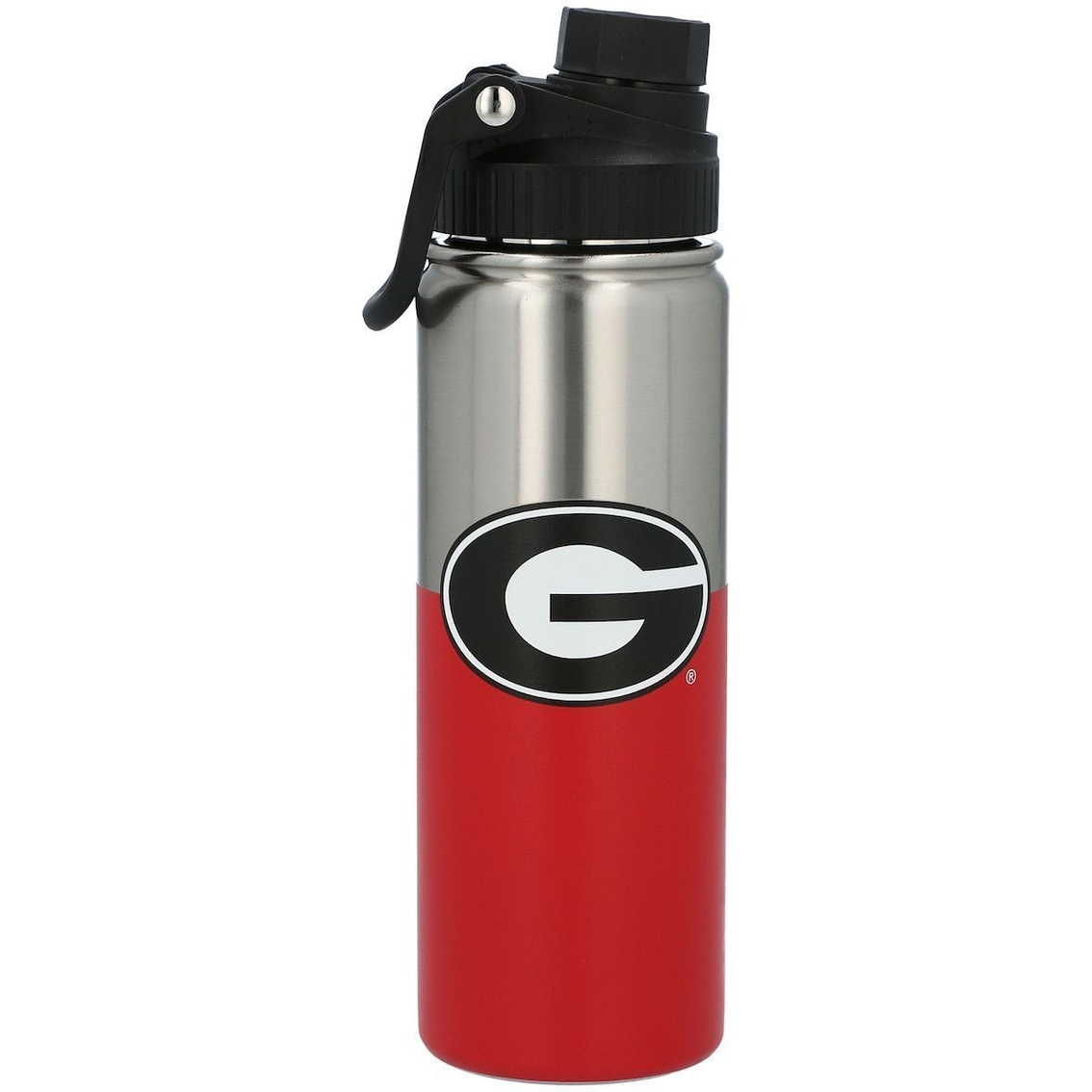 Logo Brands Georgia Bulldogs 21oz. Twist Top Stainless Bottle 2 Logo Brands Georgia Bulldogs 21oz. Twist Top Stainless Bottle - Image 2