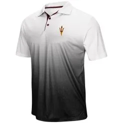 Colosseum Men's Heathered Gray Arizona State Sun Devils Magic Team Logo Polo -Arizona State Sun Devils Shop DSCO1142494833 1927 ALT2