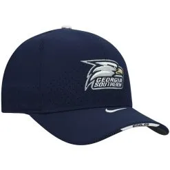 Nike Men's Navy Georgia Southern Eagles 2021 Sideline Classic99 Swoosh Performance Flex Hat -Arizona State Sun Devils Shop DSCO1142615589 1320 ALT3