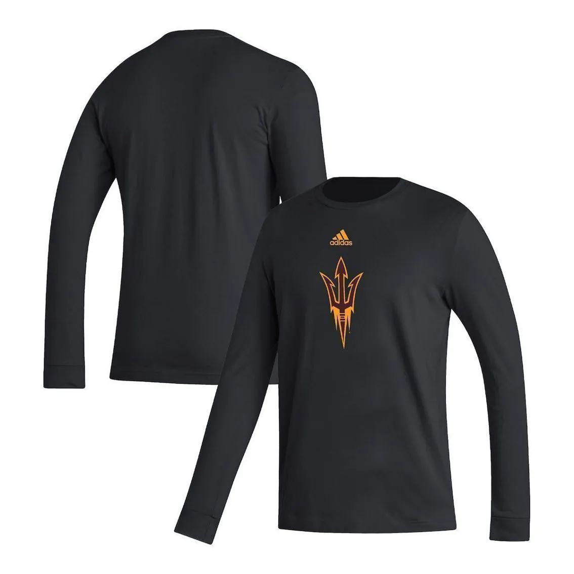 Adidas Men's Black Arizona State Sun Devils Locker Logo Fresh Long Sleeve T-Shirt 1 Adidas Men's Black Arizona State Sun Devils Locker Logo Fresh Long Sleeve T-Shirt