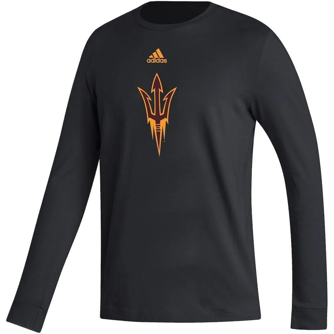 Adidas Men's Black Arizona State Sun Devils Locker Logo Fresh Long Sleeve T-Shirt 3 Adidas Men's Black Arizona State Sun Devils Locker Logo Fresh Long Sleeve T-Shirt - Image 3