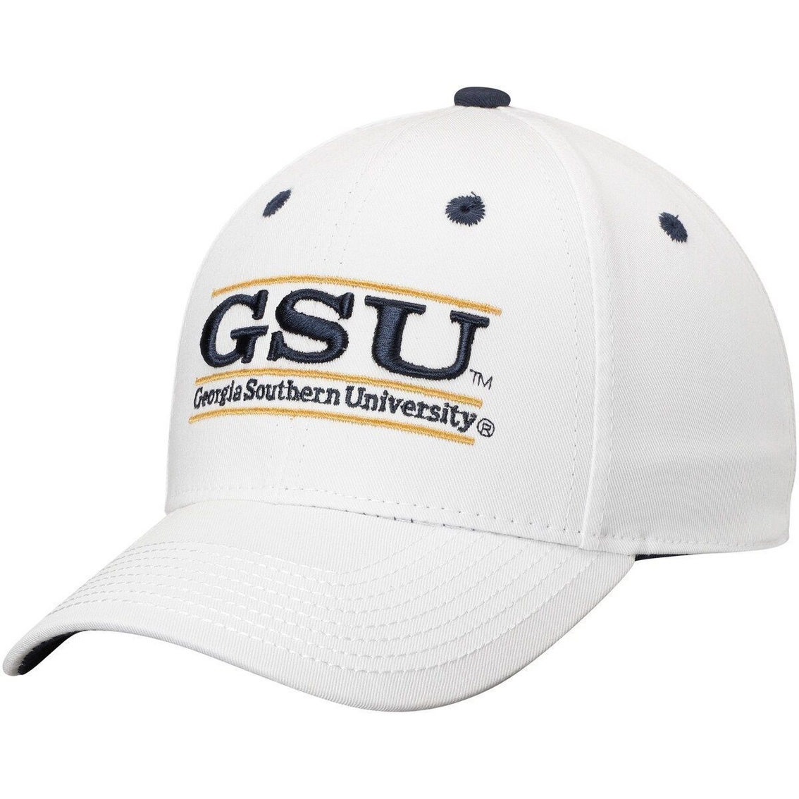 The Game Men's White Georgia Southern Eagles Classic Bar Structured Adjustable Hat 1 The Game Men's White Georgia Southern Eagles Classic Bar Structured Adjustable Hat