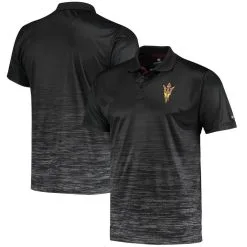 Colosseum Men's Black Arizona State Sun Devils Marshall Polo