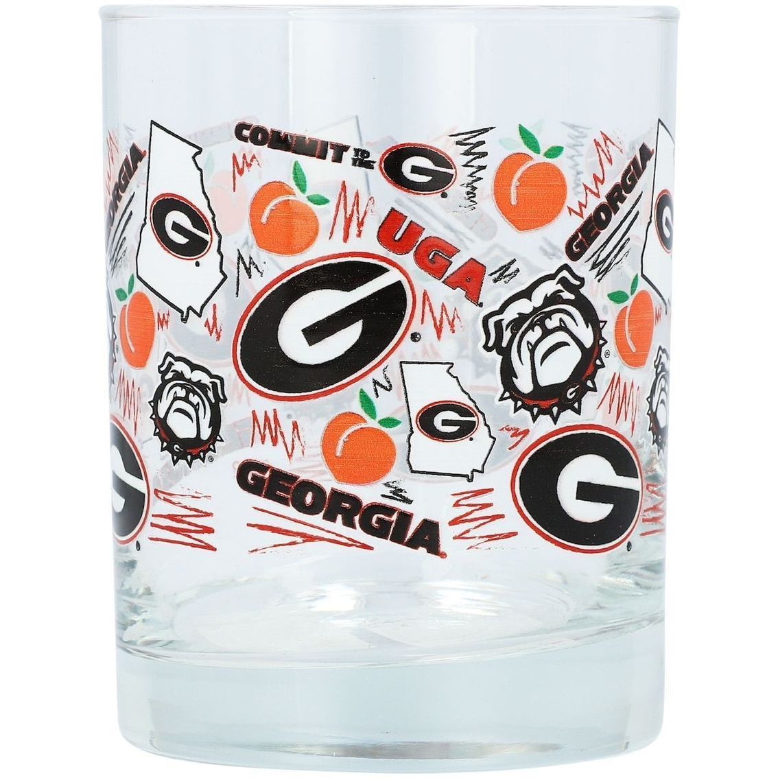 Indigo Falls Georgia Bulldogs 14oz. Local Rocks Glass 2 Indigo Falls Georgia Bulldogs 14oz. Local Rocks Glass - Image 2