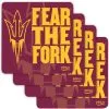 Indigo Falls Arizona State Sun Devils Four-Pack Specialty Coaster Set