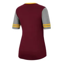 Colosseum Women's Maroon/Heathered Gray Arizona State Sun Devils There You Are V-Neck T-Shirt 7 Colosseum Women's Maroon/Heathered Gray Arizona State Sun Devils There You Are V-Neck T-Shirt -Arizona State Sun Devils Shop DSCO1145451673 2882 ALT3