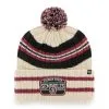 '47 Men's Natural Florida State Seminoles Hone Patch Cuffed Knit Hat With Pom