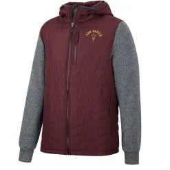 Colosseum Men's Maroon/Charcoal Arizona State Sun Devils Course Herringbone Full-Zip Hoodie 6 Colosseum Men's Maroon/Charcoal Arizona State Sun Devils Course Herringbone Full-Zip Hoodie -Arizona State Sun Devils Shop DSCO1145874988 2882 ALT2