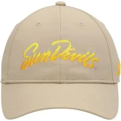 Adidas Men's Khaki Arizona State Sun Devils Rising Devils Slouch Adjustable Hat -Arizona State Sun Devils Shop DSCO1145969422 3293 ALT2
