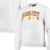League Collegiate Wear Men's Heathered Gray Arizona State Sun Devils Upperclassman Pocket Pullover Sweatshirt