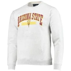 League Collegiate Wear Men's Heathered Gray Arizona State Sun Devils Upperclassman Pocket Pullover Sweatshirt 6 League Collegiate Wear Men's Heathered Gray Arizona State Sun Devils Upperclassman Pocket Pullover Sweatshirt -Arizona State Sun Devils Shop DSCO1146145148 1927 ALT2