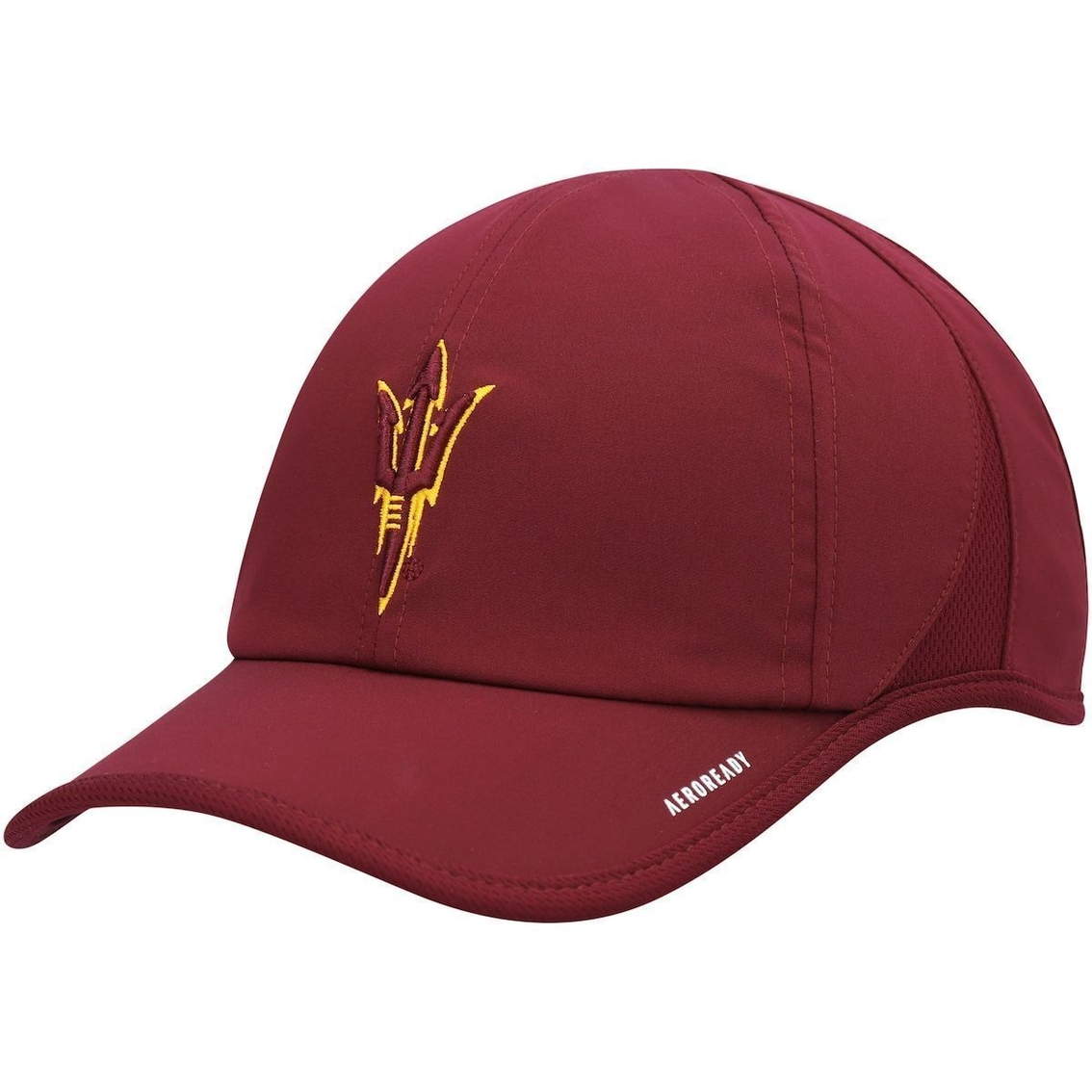 Men's Adidas Maroon Arizona State Sun Devils Superlite AEROREADY Adjustable Hat 2 Men's Adidas Maroon Arizona State Sun Devils Superlite AEROREADY Adjustable Hat - Image 2