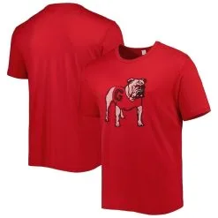 Alternative Apparel Men's Red Georgia Bulldogs Vintage Logo Keeper T-Shirt