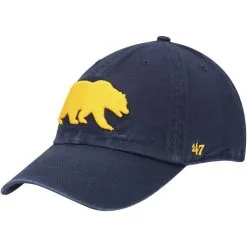 '47 Men's Navy Cal Bears Clean Up Logo Adjustable Hat