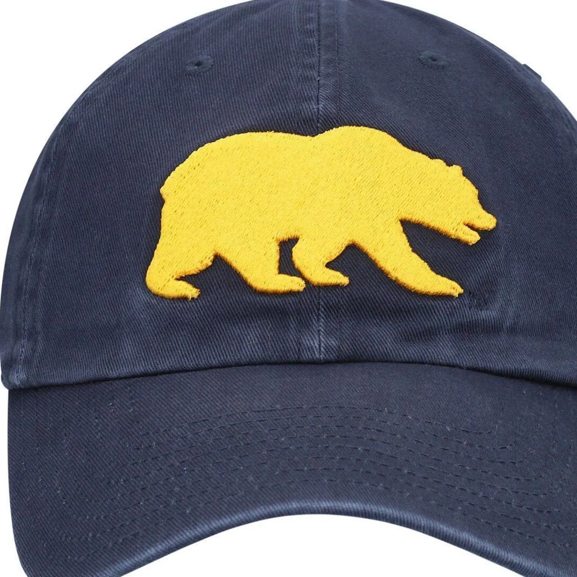 '47 Men's Navy Cal Bears Clean Up Logo Adjustable Hat 3 '47 Men's Navy Cal Bears Clean Up Logo Adjustable Hat - Image 3
