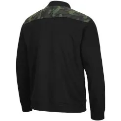 Colosseum Men's Black Florida State Seminoles OHT Military Appreciation Commo Fleece Quarter-Zip Jacket -Arizona State Sun Devils Shop DSCO1146287431 1007 ALT3