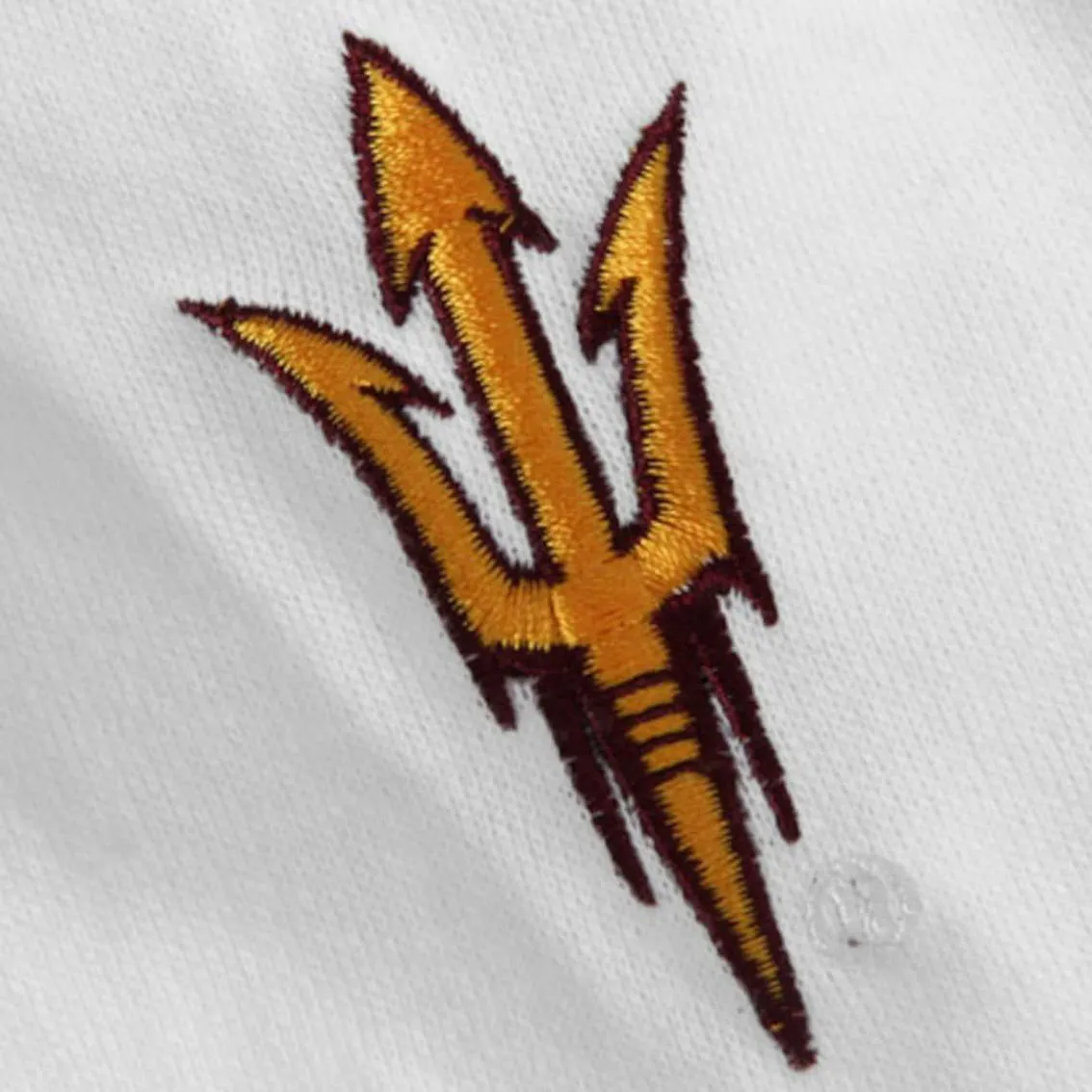 Colosseum Women's White Arizona State Sun Devils Arched Name Full-Zip Hoodie 4 Colosseum Women's White Arizona State Sun Devils Arched Name Full-Zip Hoodie - Image 4
