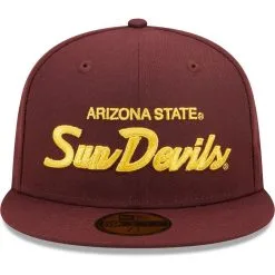 New Era Men's Maroon Arizona State Sun Devils Griswold 59FIFTY Fitted Hat -Arizona State Sun Devils Shop DSCO1146345441 2882 ALT2
