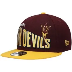 New Era Men's Maroon Arizona State Sun Devils Two-Tone Vintage Wave 9FIFTY Snapback Hat 5 New Era Men's Maroon Arizona State Sun Devils Two-Tone Vintage Wave 9FIFTY Snapback Hat -Arizona State Sun Devils Shop DSCO1146462368 2882 ALT1