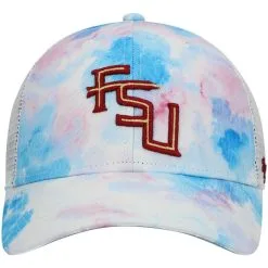 '47 Women's White Florida State Seminoles Casey MVP Trucker Snapback Hat -Arizona State Sun Devils Shop DSCO1146830607 3550 ALT2