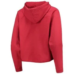 Original Retro Brand Women's Scarlet Florida State Seminoles Vault Vintage Cropped Pullover Raglan Hoodie -Arizona State Sun Devils Shop DSCO1146830811 2946 ALT3