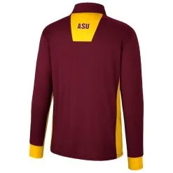Men's Colosseum Maroon Arizona State Sun Devils Bart Quarter-Zip Windshirt -Arizona State Sun Devils Shop DSCO1146832406 2882 ALT3