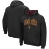 Colosseum Men's Black Arizona State Sun Devils Arch & Logo 3.0 Pullover Hoodie
