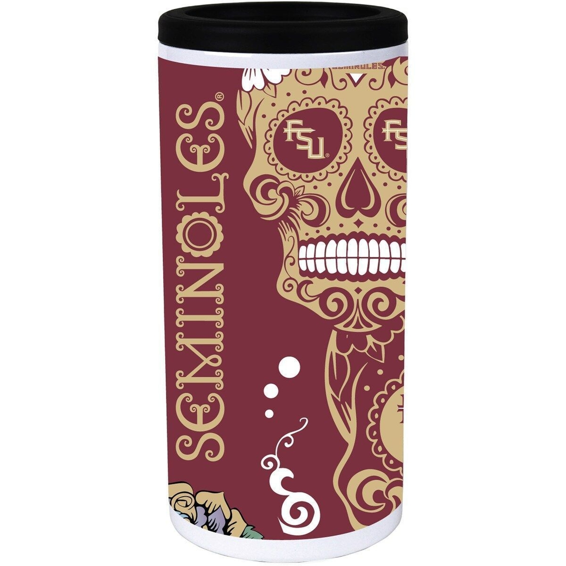 Indigo Falls Florida State Seminoles Dia Stainless Steel 12oz. Slim Can Cooler 1 Indigo Falls Florida State Seminoles Dia Stainless Steel 12oz. Slim Can Cooler