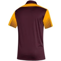 Adidas Men's Maroon Arizona State Sun Devils 2021 Sideline Primeblue Polo -Arizona State Sun Devils Shop DSCO1148050392 2882 ALT3